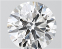 Lab Grown Diamond 4.01 Carats, Round with Excellent Cut, E Color, VVS1 Clarity and Certified by IGI