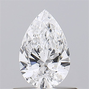 Foto Diamante Natural 0.51 quilates, De pera , Color D, claridad VS1 y certificado GIA de