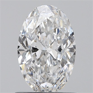 Picture of Natural Diamond 0.71 Carats, Oval with  Cut, D Color, SI1 Clarity and Certified by GIA