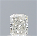 Natural Diamond 0.40 Carats, Radiant with  Cut, G Color, VVS1 Clarity and Certified by IGI