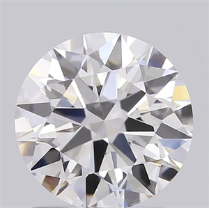 Picture of Lab Grown Diamond 1.05 Carats, Round with Ideal Cut, D Color, VVS2 Clarity and Certified by IGI