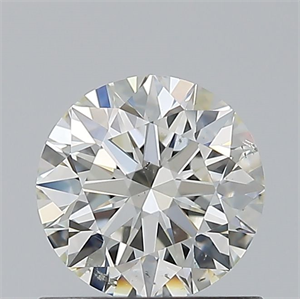 Picture of Natural Diamond 0.80 Carats, Round with Excellent Cut, J Color, SI1 Clarity and Certified by GIA