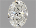 Natural Diamond 1.00 Carats, Oval with  Cut, I Color, VS2 Clarity and Certified by GIA