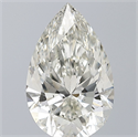 Natural Diamond 5.11 Carats, Pear with  Cut, I Color, SI2 Clarity and Certified by IGI