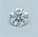 Diamante Natural 0.56 quilates, Redondo , Color E, claridad SI2 y certificado GIA