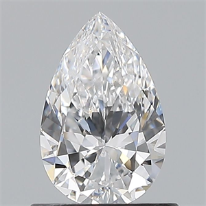 Picture of Natural Diamond 0.70 Carats, Pear with  Cut, D Color, VS2 Clarity and Certified by GIA