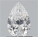 Natural Diamond 0.70 Carats, Pear with  Cut, D Color, VS2 Clarity and Certified by GIA