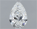 Diamante Natural 0.50 quilates, De pera , Color E, claridad VVS1 y certificado GIA