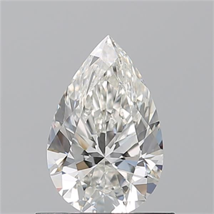 Picture of Natural Diamond 0.71 Carats, Pear with  Cut, H Color, VVS1 Clarity and Certified by GIA