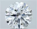 Natural Diamond 2.30 Carats, Round with Excellent Cut, D Color, VVS1 Clarity and Certified by GIA