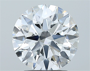 Picture of Natural Diamond 2.30 Carats, Round with Excellent Cut, D Color, VVS1 Clarity and Certified by GIA