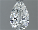 Natural Diamond 0.72 Carats, Pear with  Cut, G Color, SI1 Clarity and Certified by GIA