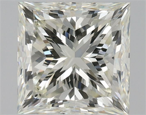 Picture of Natural Diamond 1.05 Carats, Princess with  Cut, L Color, VVS2 Clarity and Certified by GIA