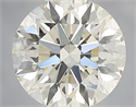 Natural Diamond 0.83 Carats, Round with Excellent Cut, J Color, VS2 Clarity and Certified by IGI