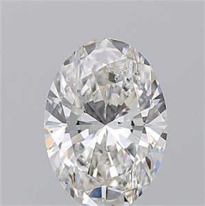 Picture of Natural Diamond 1.07 Carats, Oval with  Cut, I Color, SI1 Clarity and Certified by GIA
