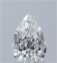 Diamante Natural 0.60 quilates, De pera , Color E, claridad VS2 y certificado GIA