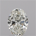 Natural Diamond 1.01 Carats, Oval with  Cut, H Color, VS2 Clarity and Certified by GIA