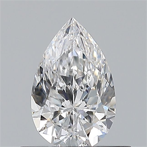 Picture of Natural Diamond 0.50 Carats, Pear with  Cut, E Color, VS1 Clarity and Certified by GIA