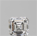 Natural Diamond 0.70 Carats, Asscher with  Cut, F Color, VVS1 Clarity and Certified by GIA