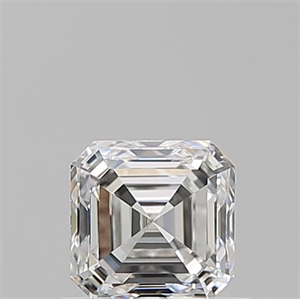 Picture of Natural Diamond 0.70 Carats, Asscher with  Cut, F Color, VVS1 Clarity and Certified by GIA