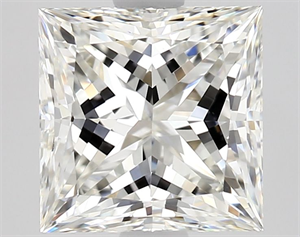 Foto Diamante Natural 2.02 quilates, Princesa , Color H, claridad VS2 y certificado GIA de