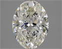Natural Diamond 2.01 Carats, Oval with  Cut, J Color, SI1 Clarity and Certified by GIA
