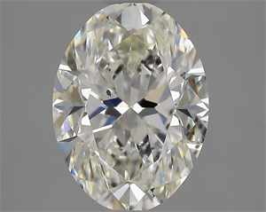 Picture of Natural Diamond 2.01 Carats, Oval with  Cut, J Color, SI1 Clarity and Certified by GIA