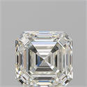 Natural Diamond 2.20 Carats, Asscher with  Cut, K Color, SI2 Clarity and Certified by GIA