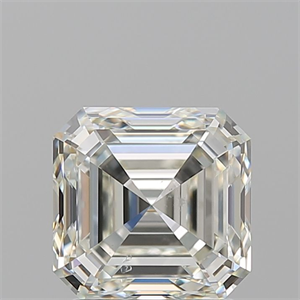 Picture of Natural Diamond 2.20 Carats, Asscher with  Cut, K Color, SI2 Clarity and Certified by GIA