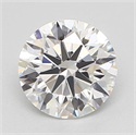 Natural Diamond 0.42 Carats, Round with Excellent Cut, F Color, VVS2 Clarity and Certified by GIA