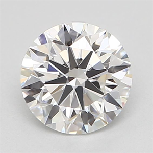 Picture of Natural Diamond 0.42 Carats, Round with Excellent Cut, F Color, VVS2 Clarity and Certified by GIA