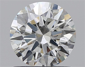 Picture of Natural Diamond 0.80 Carats, Round with Excellent Cut, H Color, SI1 Clarity and Certified by GIA