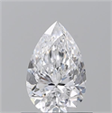 Diamante Natural 0.70 quilates, De pera , Color D, claridad VVS1 y certificado GIA