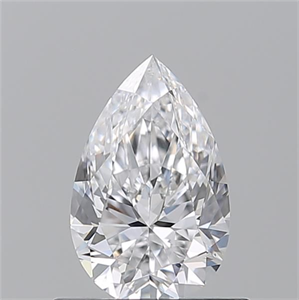 Foto Diamante Natural 0.70 quilates, De pera , Color D, claridad VVS1 y certificado GIA de