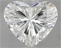 Natural Diamond 2.01 Carats, Heart with  Cut, G Color, VS2 Clarity and Certified by GIA