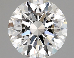 Picture of Natural Diamond 0.40 Carats, Round with Excellent Cut, F Color, VVS1 Clarity and Certified by GIA