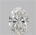 Natural Diamond 1.20 Carats, Oval with  Cut, H Color, SI2 Clarity and Certified by GIA