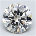 Natural Diamond 3.76 Carats, Round with Excellent Cut, I Color, SI1 Clarity and Certified by GIA