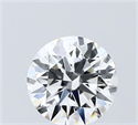 Del inventario de diamantes de laboratorio, 1.55 quilates, Redondo , Color D, claridad VVS2 y certificado IGI