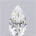 Diamante Natural 0.34 quilates, De pera , Color H, claridad VVS1 y certificado GIA