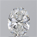 Natural Diamond 1.20 Carats, Oval with  Cut, F Color, VS2 Clarity and Certified by GIA