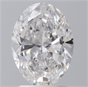 Diamante Natural 2.01 quilates, Ovalado , Color D, claridad VS2 y certificado GIA