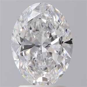 Foto Diamante Natural 2.01 quilates, Ovalado , Color D, claridad VS2 y certificado GIA de
