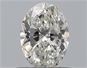 Diamante Natural 0.59 quilates, Ovalado , Color H, claridad VS2 y certificado GIA