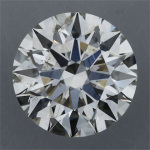 Picture of Natural Diamond 1.07 Carats, Round with Excellent Cut, I Color, SI2 Clarity and Certified by GIA