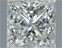 Natural Diamond 1.00 Carats, Princess with  Cut, J Color, VS2 Clarity and Certified by GIA