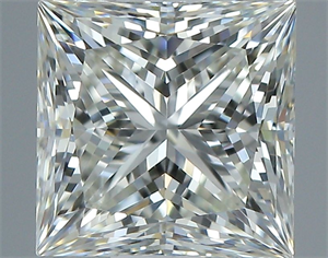 Picture of Natural Diamond 1.00 Carats, Princess with  Cut, J Color, VS2 Clarity and Certified by GIA