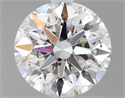 Natural Diamond 1.10 Carats, Round with Excellent Cut, F Color, SI2 Clarity and Certified by GIA