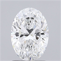 Natural Diamond 1.01 Carats, Oval with  Cut, E Color, SI1 Clarity and Certified by GIA