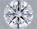 Lab Grown Diamond 1.07 Carats, Round with Ideal Cut, E Color, VVS2 Clarity and Certified by IGI